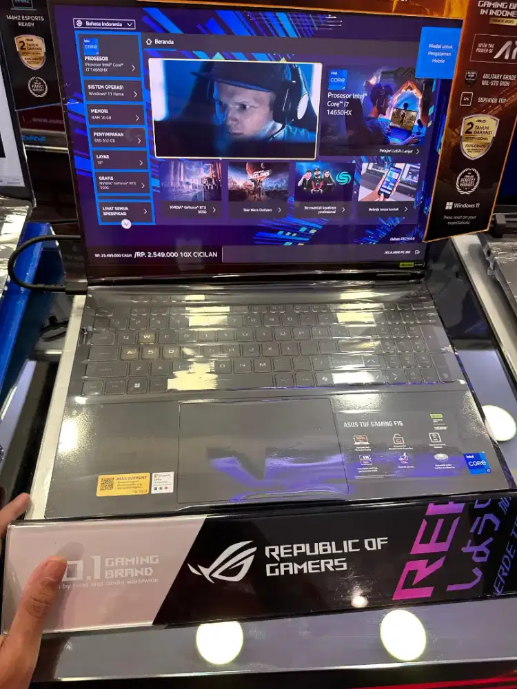 LAPTOP ASUS TUF GAMING F16 INTEL CORE 7 DENGAN CICILAN 0% HOME CREDIT
