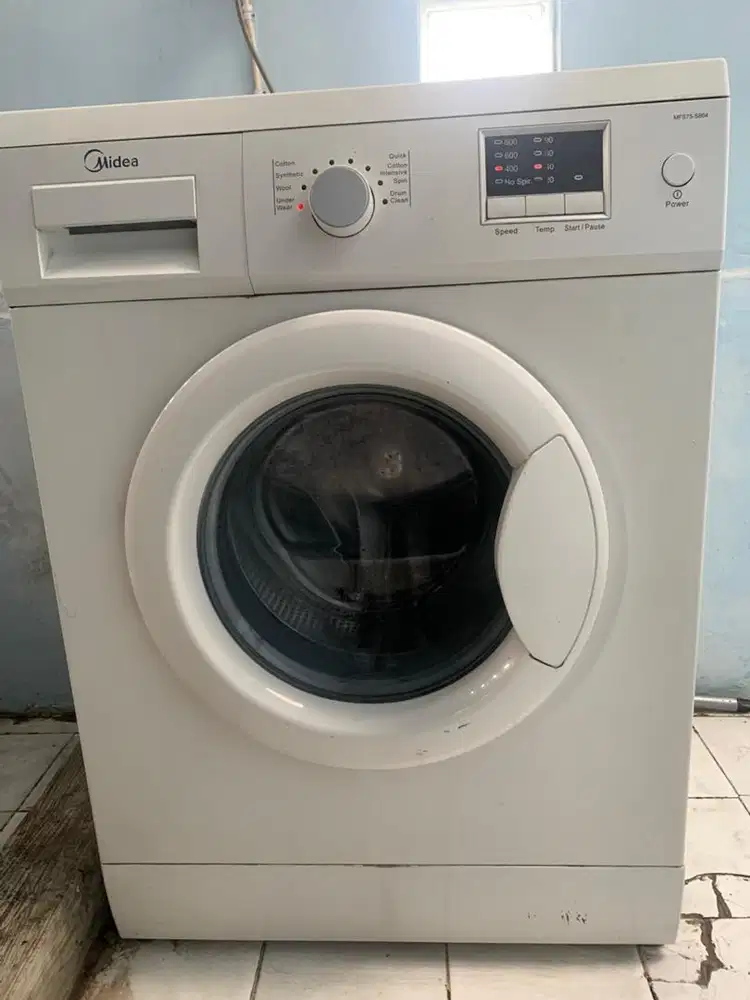 mesin cuci midea bekas pemakaian