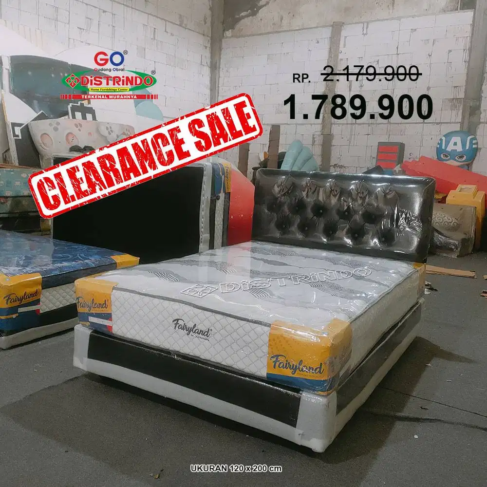 Springbed set Divan ukuran 120cm