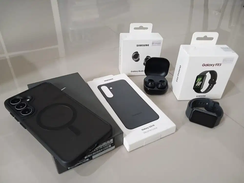 Samsung S25 fe hitam mulus garansi