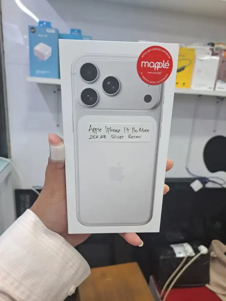 Apple IPhone 17 Pro Max 256GB Silver New BNIB Belum Aktif Garansi IBOX