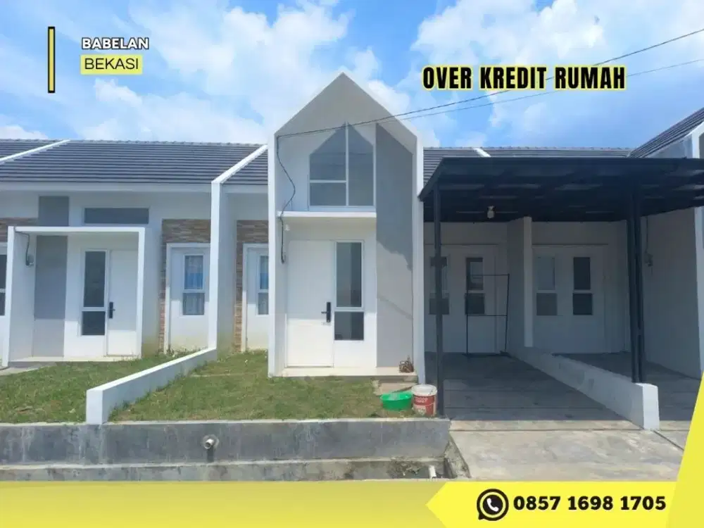 Jual Over Kredit Rumah di Babelan Bekasi 69JT dekat Tol