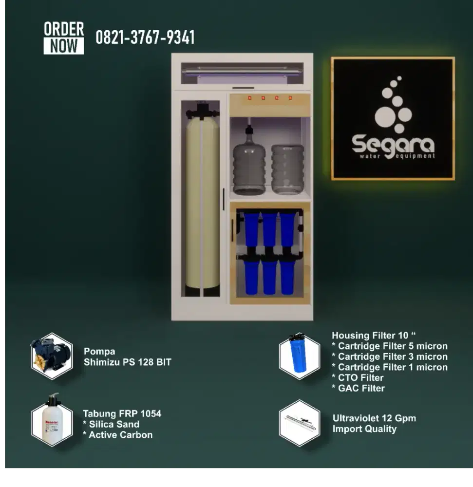 Depot air isi ulang + Kios 1 tahun