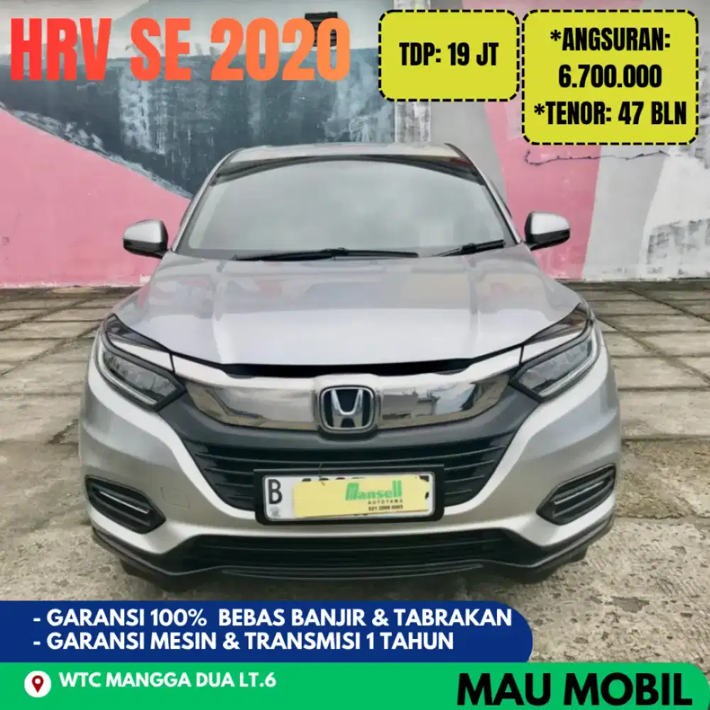 TDP 19JT, HRV SE 2021/2020 Silver, KM 70rb