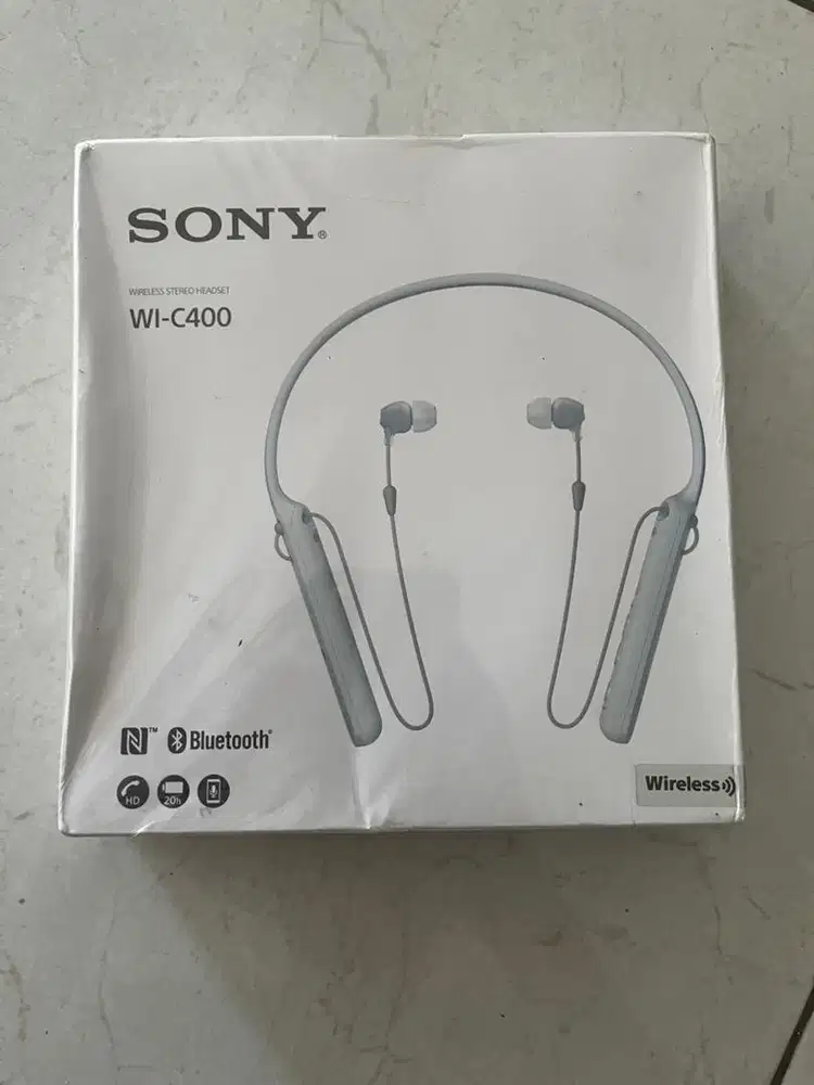 Headset sony wi-c400 baru