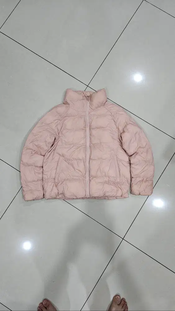 Jaket windbreaker Uniqlo PuffTech - Second - size 150 - Usia 7-8 Tahun