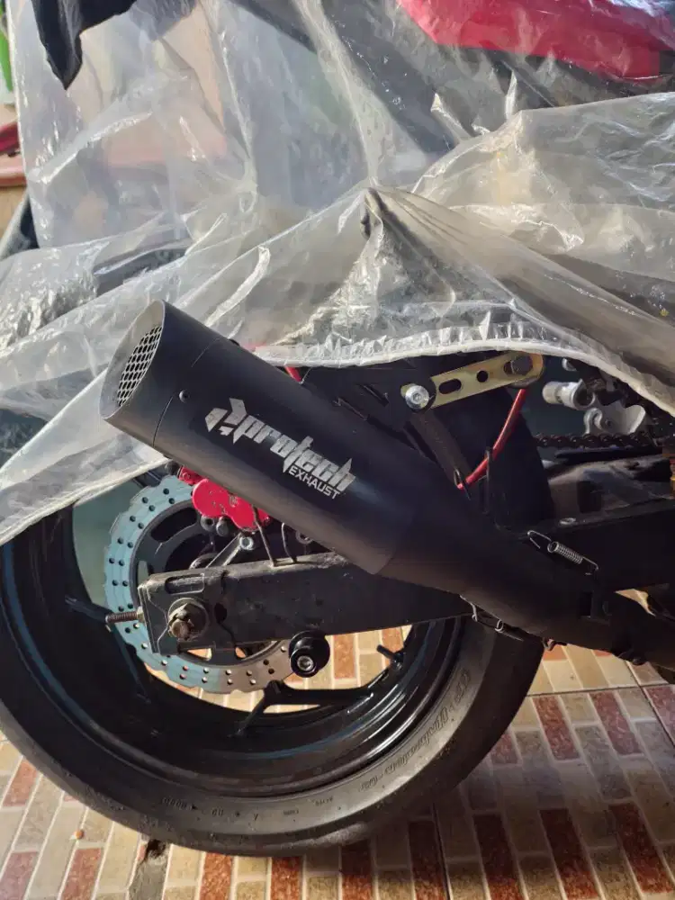Silencer Knalpot Racing Ori Protech Underbelly XSR 155 & MT25 inlet 50