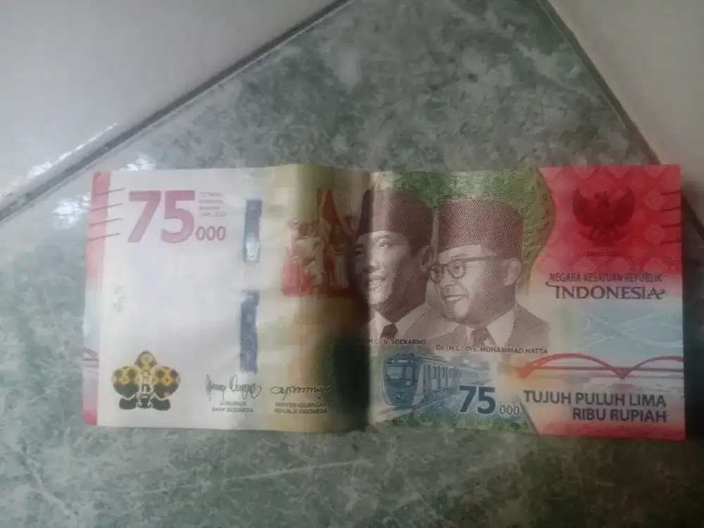 Uang asli edisi HUT kemerdekaan RI