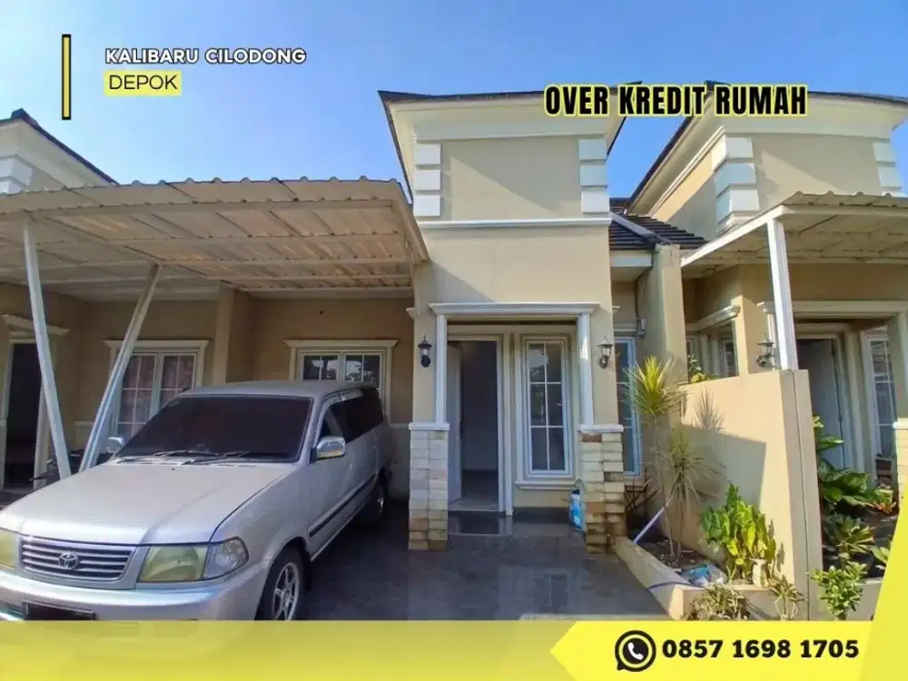 Jual Rumah Take Over dekat Alun alun GDC 75JT di Cilodong Depok