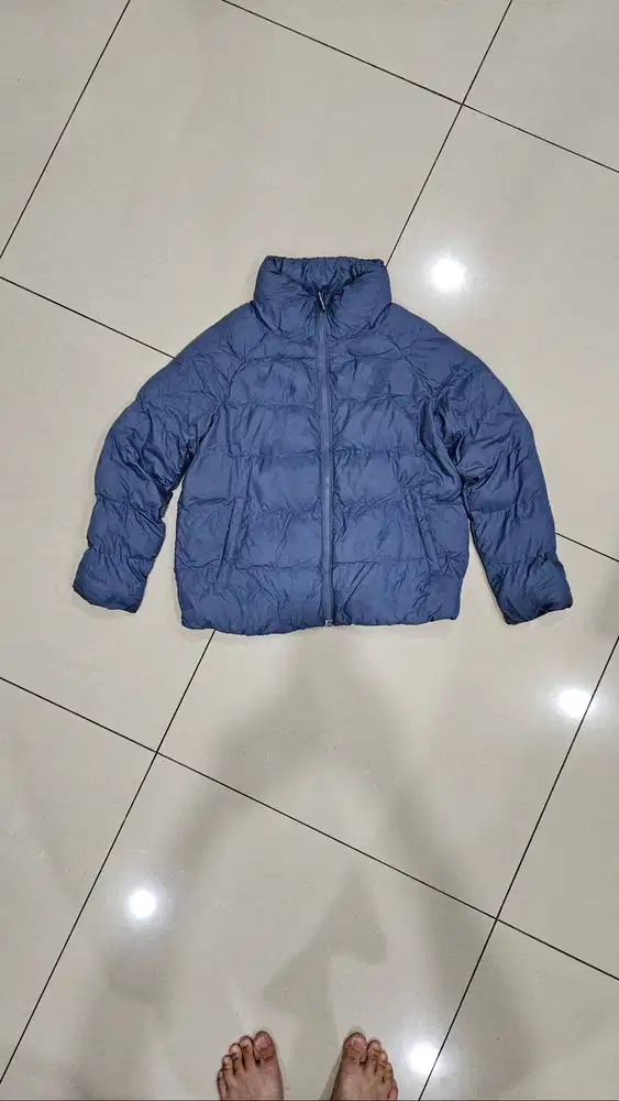 Jaket windbreaker Uniqlo PuffTech - Second - size 150 - Usia 7-8 Tahun
