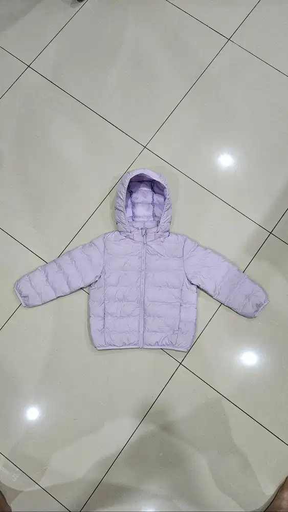 Jaket windbreaker Uniqlo PuffTech - Second - size 110 - Usia 3-4 Tahun
