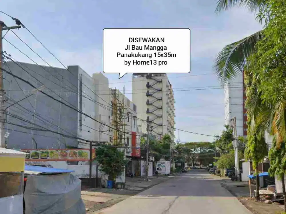 Lokasi Disewakan Jl Bau Mangga Panakukang cocok cafe resto