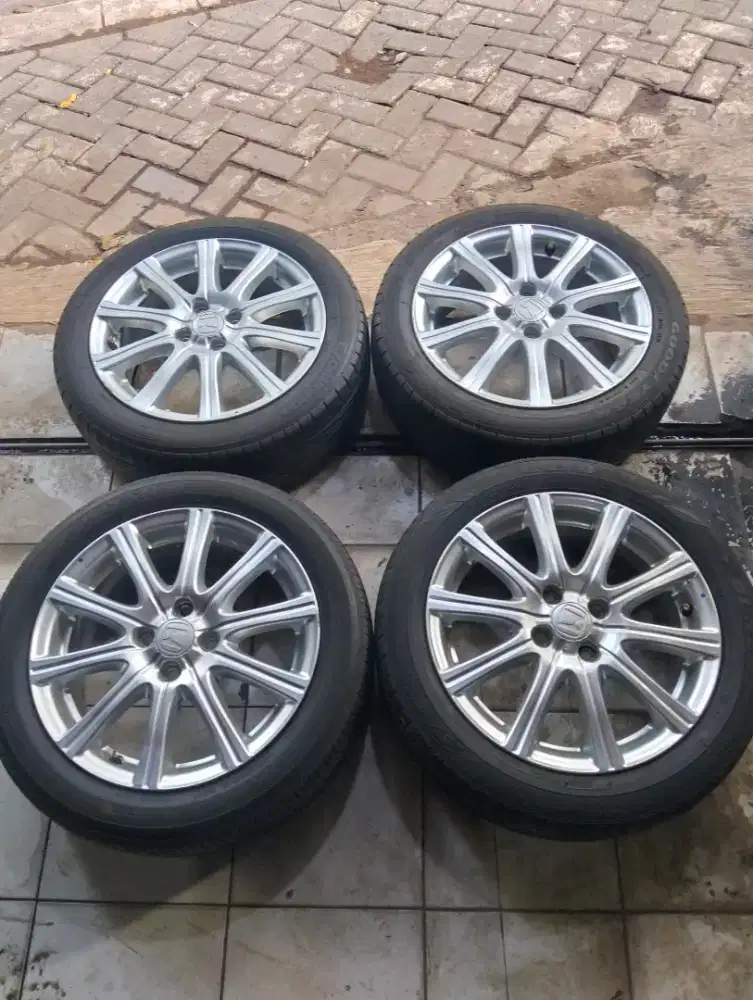 Velg jazz RS R16+Ban bisa buat city Mobilio Vios Sigra dll Nex wa ja