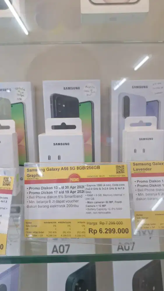 Promo Samsung a56