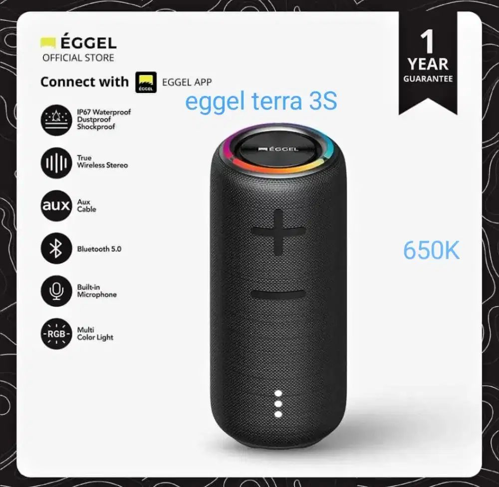 Speaker bluetooth eggel berbagai tipe