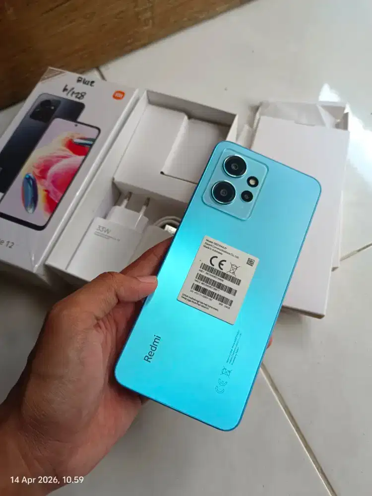 Redmi Note 12 6/128gb mulus nominus lengkap