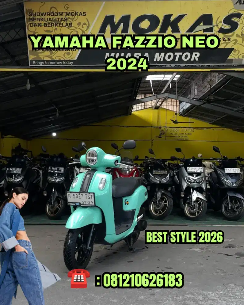 YAMAHA FAZZIO NEO 2024 MULUS