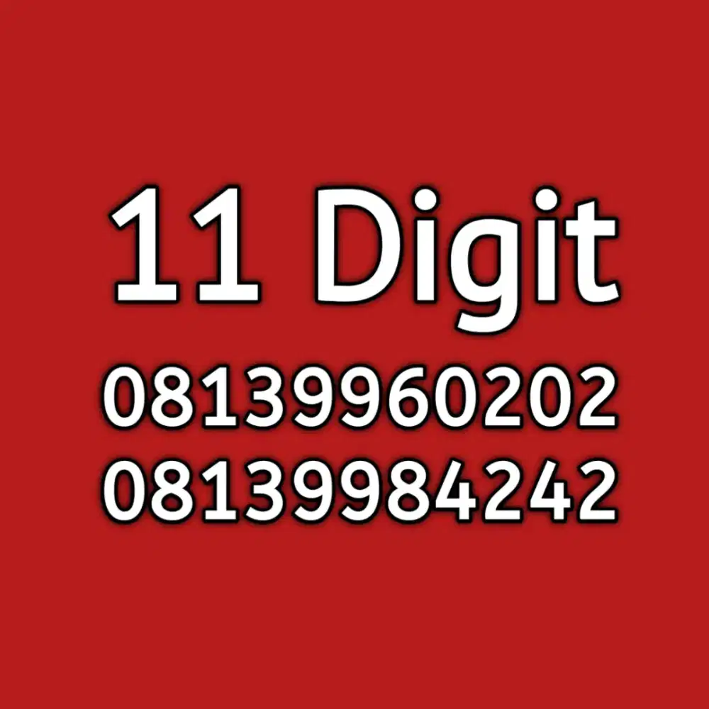 nomor cantik telkomsel simpati 11 digit angka cantik