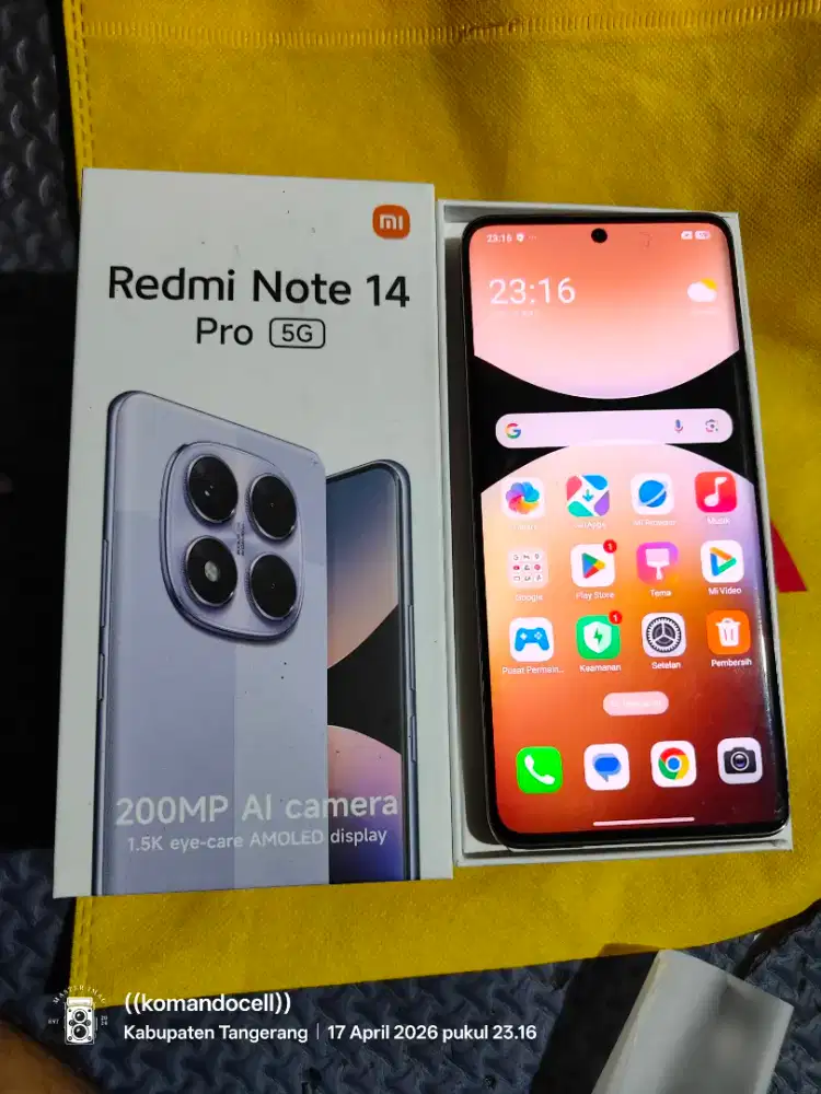 Xiaomi note 14 pro 5G ram8/256gb
