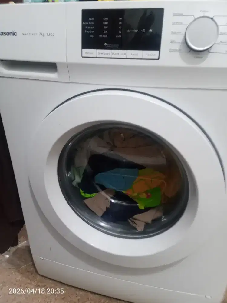 Panasonic 7Kg siap pakai pembelian dari baru