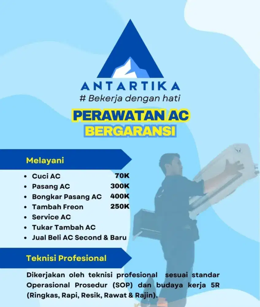 Jasa AC cuci bongkar pasang