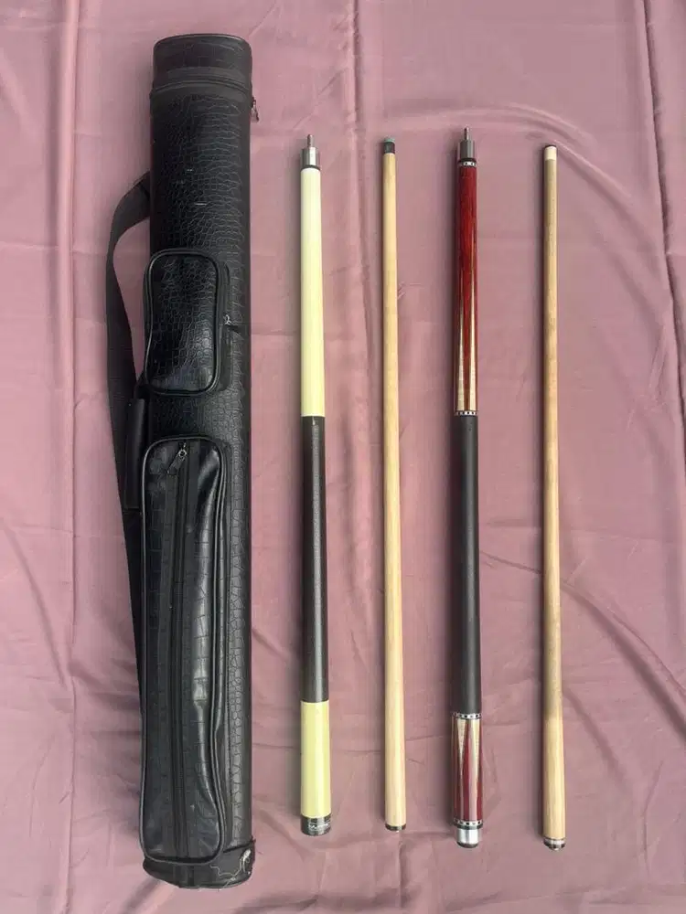Stik Billiard Fury Ak2 dan Jumpshot Murey dan tas 2x2