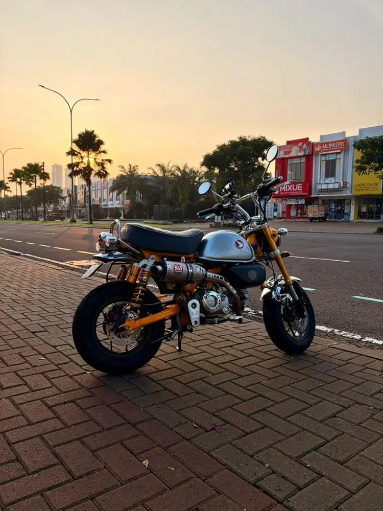 Honda Monkey 125 FP Full Modif Yellow