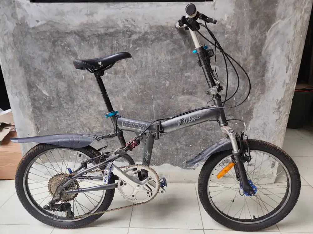 Sepeda lipat united quest full upgrade