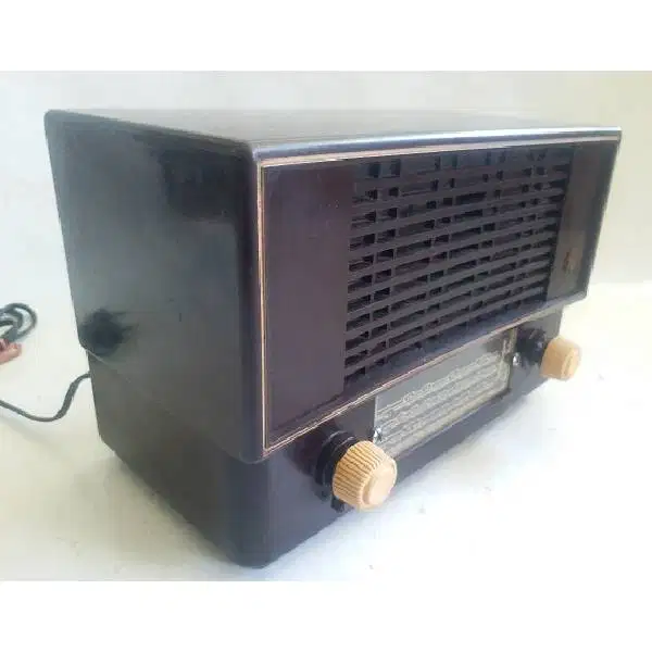 Erres KY 554 U Hollandsche Radio tube antik unik ini dari bahan bakeli