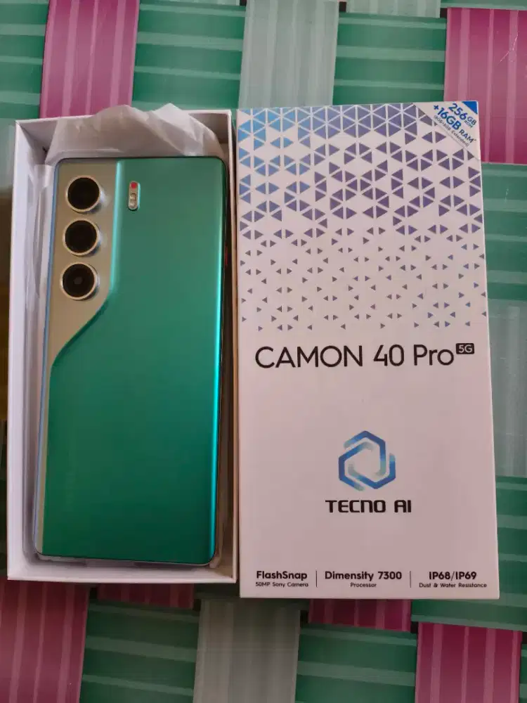 BU Tecno Camon 40 Pro 256GB – 3JT NEGO, MULUS