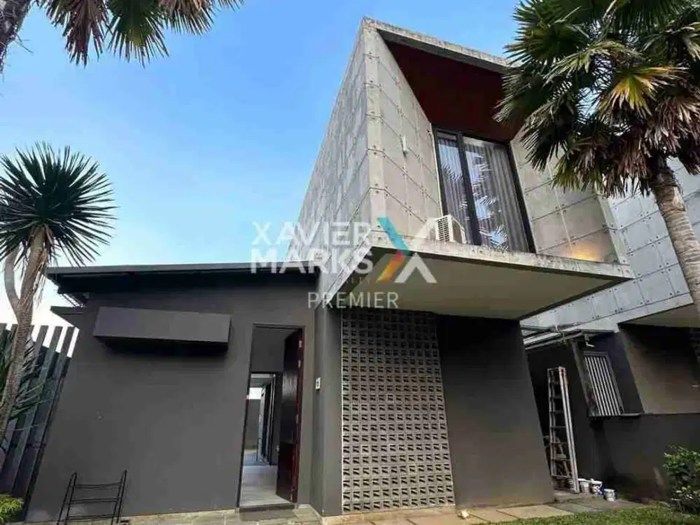 villa modern full furnish dan elektronik di batu kingspark type eden