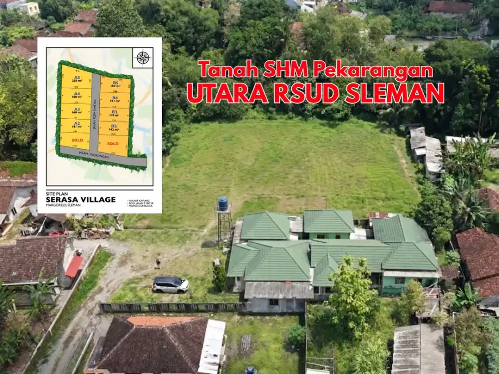 Tanah SHM Sleman 500 Meter Jalan Raya Magelang KM 16