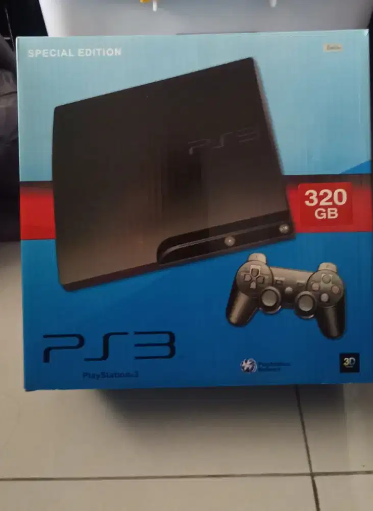 PS3 Slim 320Gb Putih