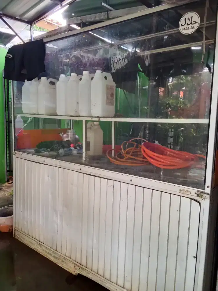 Etalase Bekas Nasi Goreng