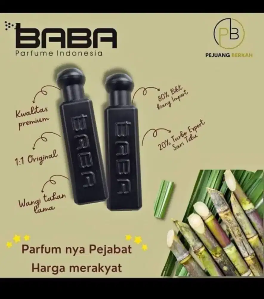 Jual parfum merk baba parfum 150rb aja,wangi dijamin tahan lama