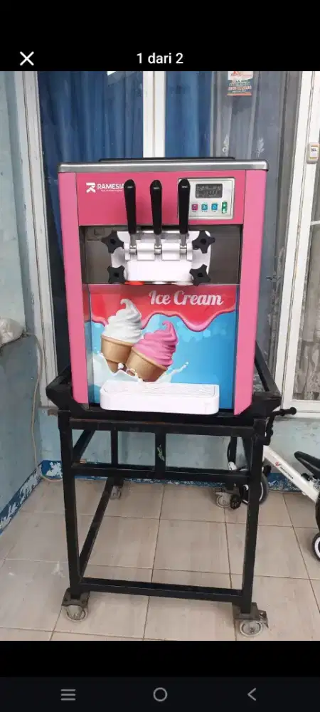 Mesin Es Krim 3 Tuas
