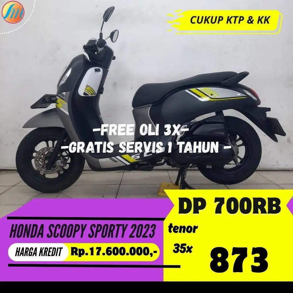 HONDA SCOOPY SPORTY 2023 KREDIT DP HANYA 700RB ANGSURAN RINGAN