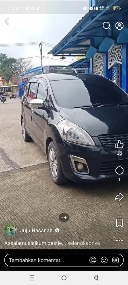 Suzuki Ertiga 2012 Bensin