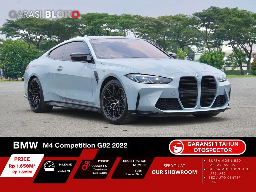 (Warranty ON) BMW M4 Competition Coupè S58 G82 2022 / 2023