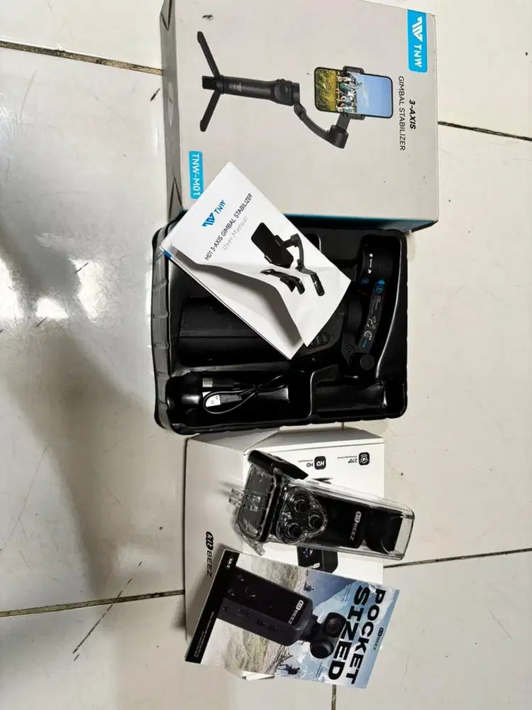 TNW Gimbal 3 Axis Stabilizer Dan Kitbeez Pocket Kamera Ka-2