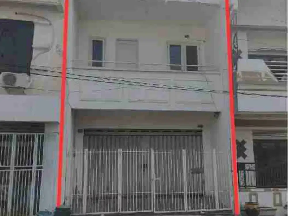 Dijual via lelang ruko di Krembangan Selatan Surabaya