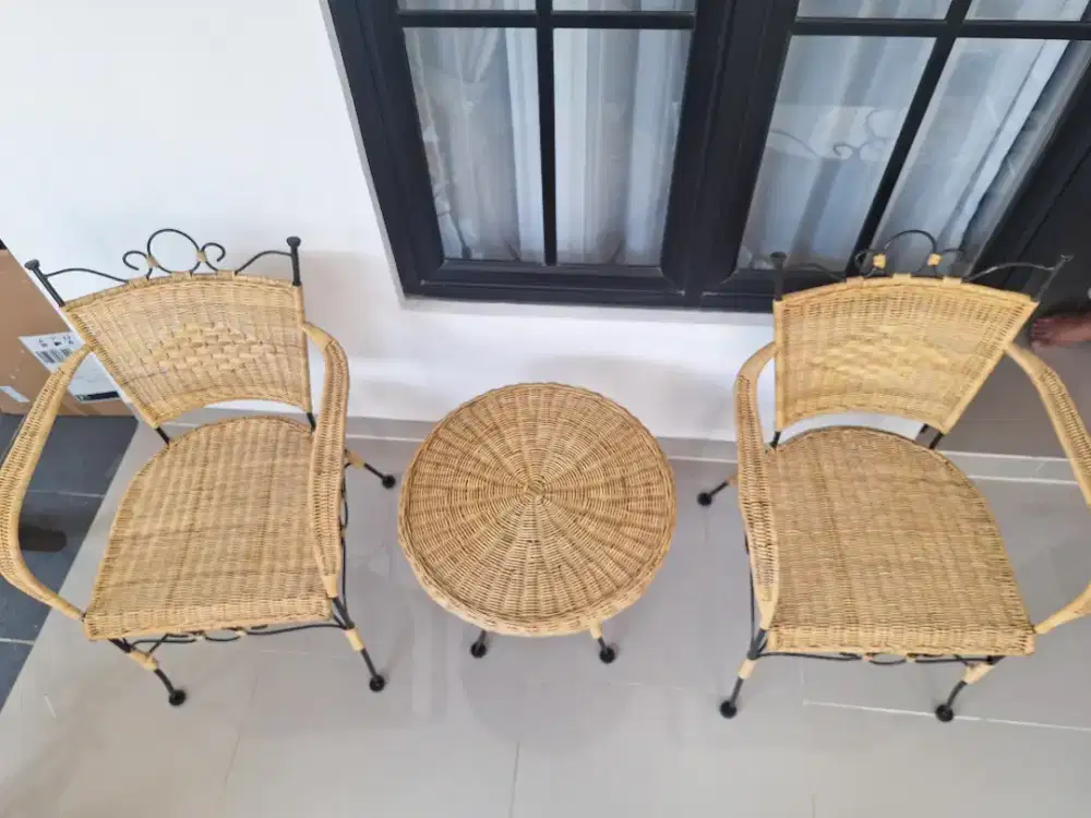 Kursi Teras dari Rotan