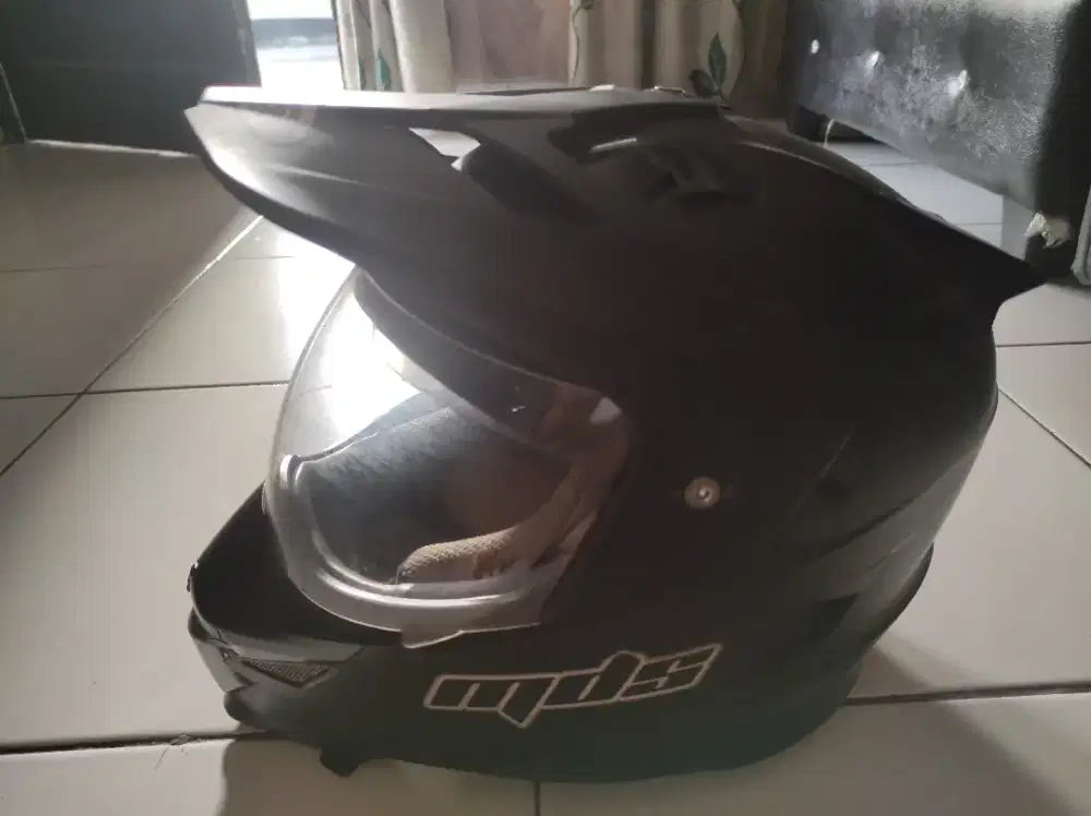 Jual Helm MDS Super Moto Doff Jarang di Pakai