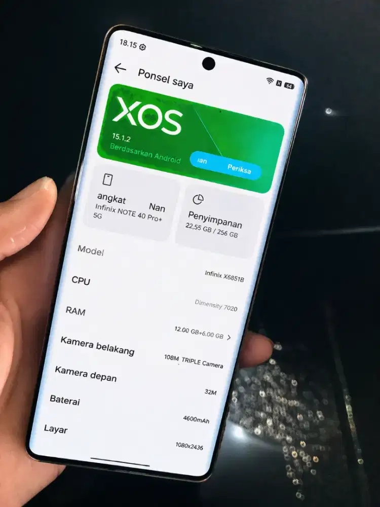 Infinix note 40 pro+ 5g 12/256