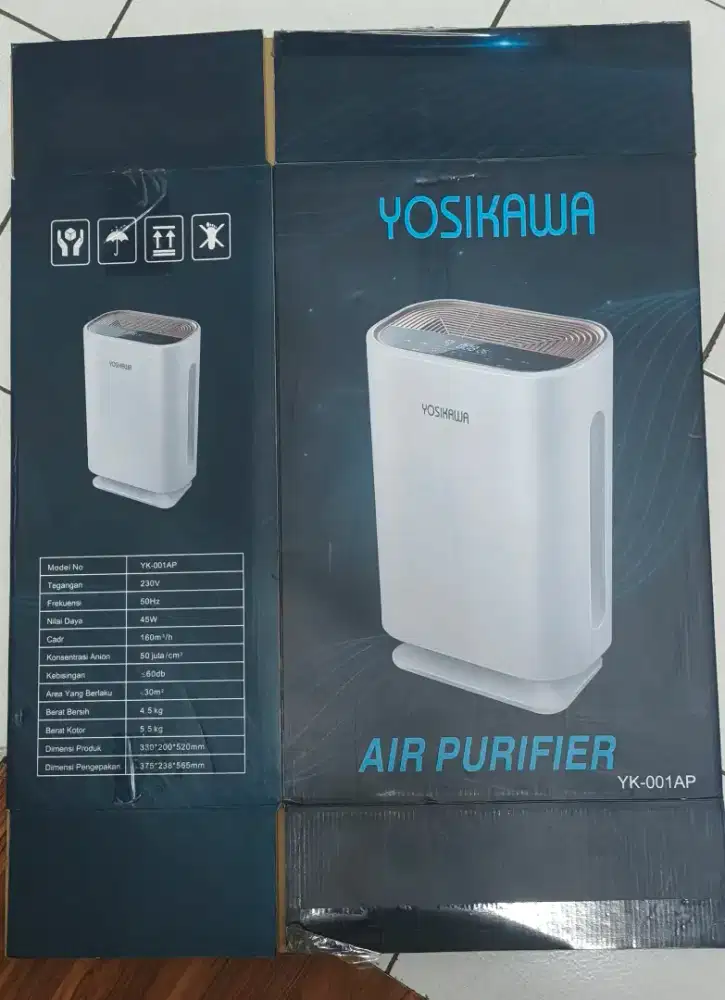 Dijual air purifier like new merk yosikawa