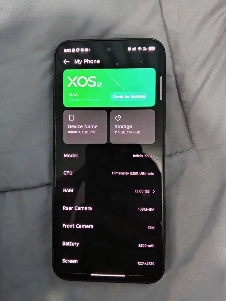 Infinix GT 30 Pro 12/512