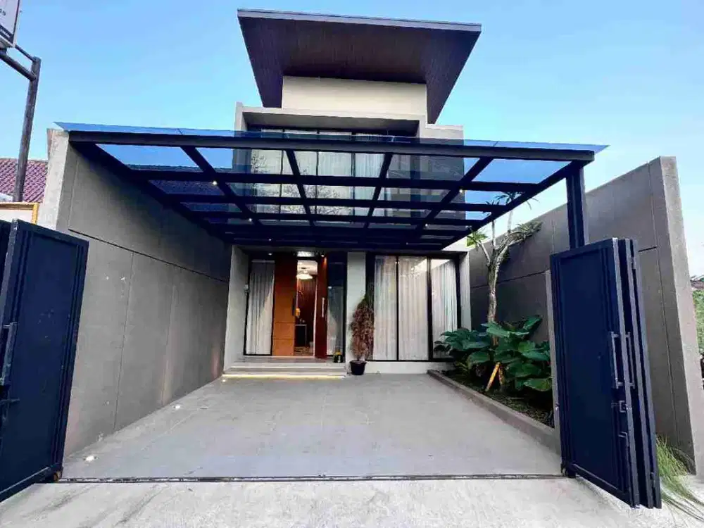 Rumah Mewah 2 Lantai Model Industrial Di Wedomartani