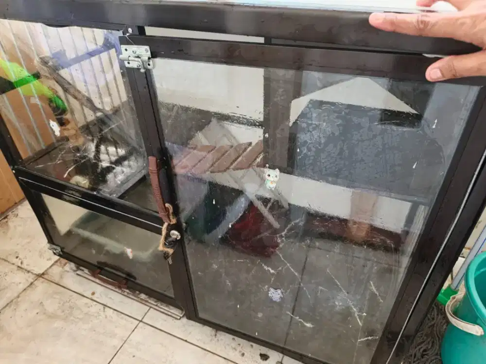 Dijual cepat kandang aluminium bagus