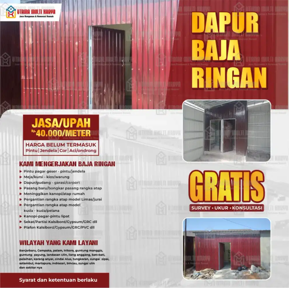 Dapur / kanopi bajaringan