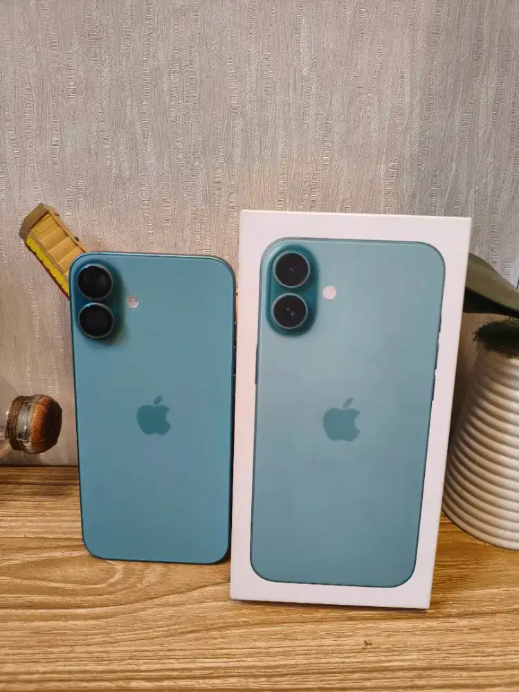 Iphone 16 Plus Teal Istimewa masih garansi